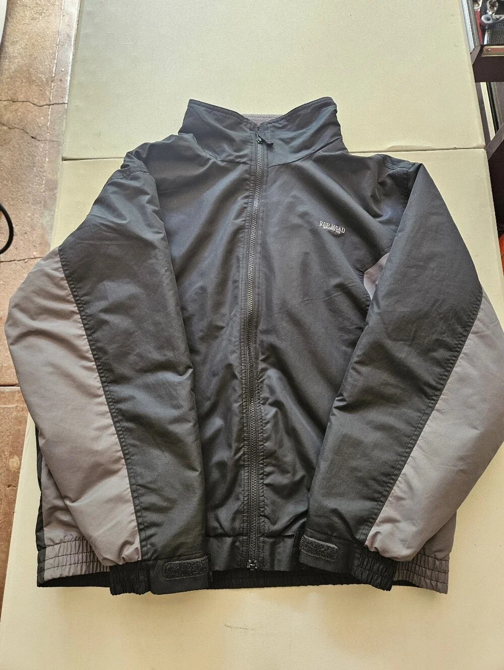 Men's Black & Gray Insulated Winter Jacket